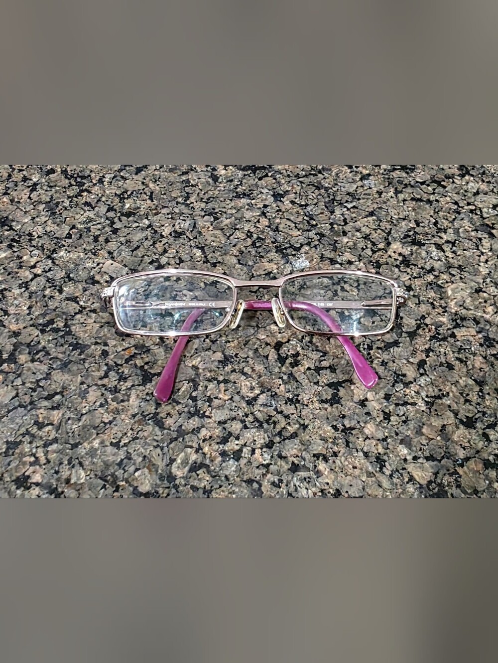 Yves Saint Laurent YSL 2189 KNY Eyeglasses *Frame only 52-18-135 with Stones